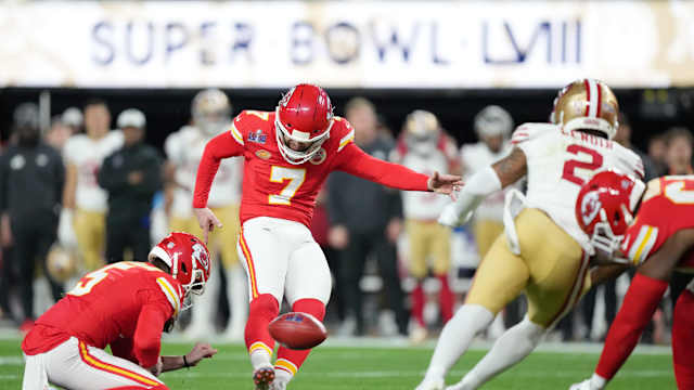 Kansas City Chiefs kicker Harrison Butker